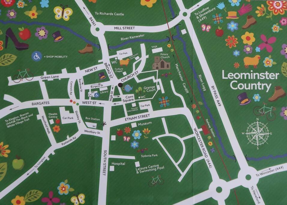Medieval Roots And Harry Potter Townhouse - Hiking Near Ludlow Leominster Esterno foto